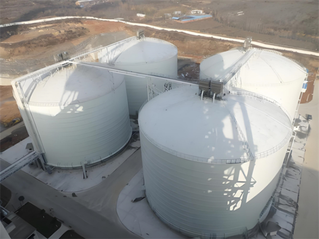 大足大型粉煤灰储存库施工现场